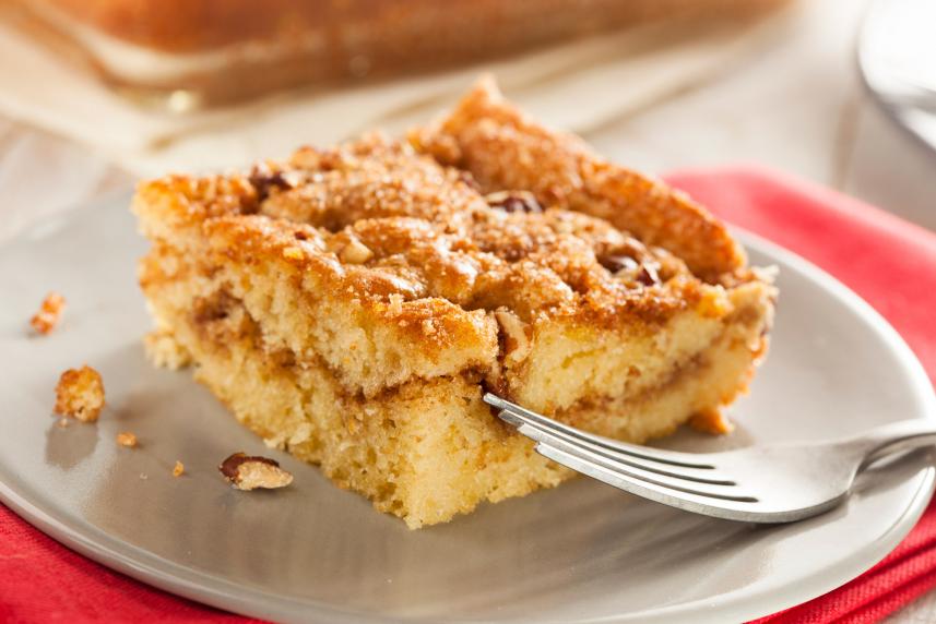 Photo: Cinnamon-Pecan Streusel Coffee Cake.