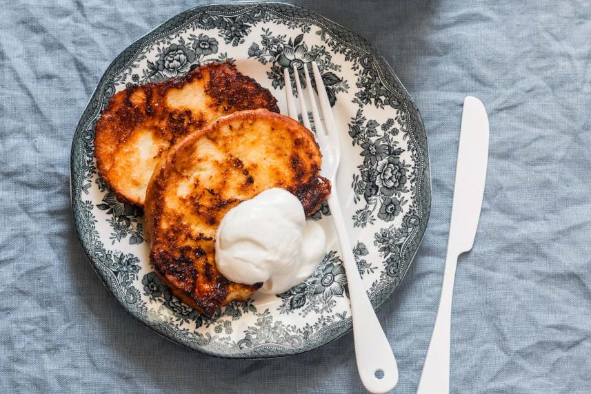 Pumpkin Stuffed French Toast