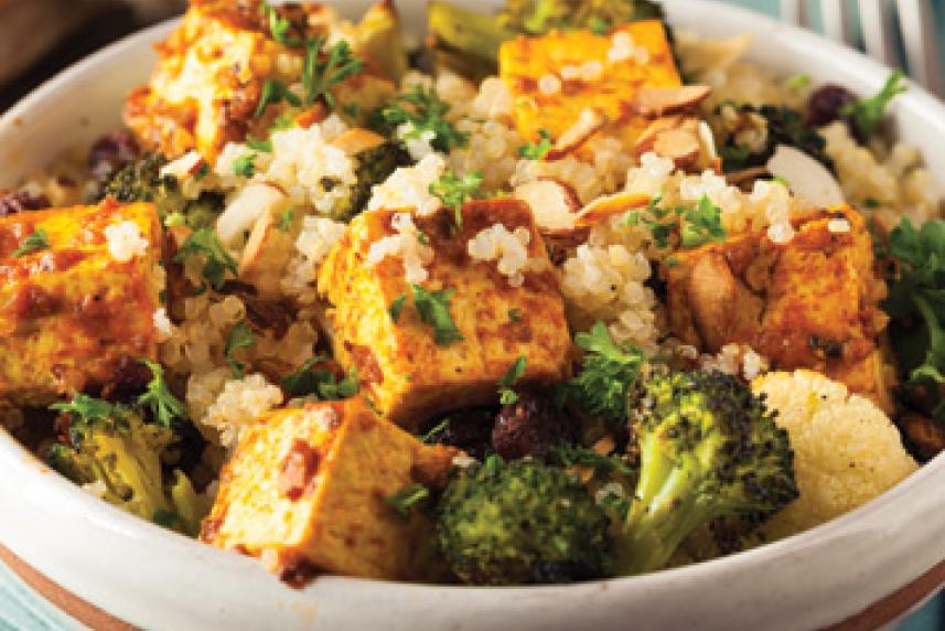 Roasted Veggie Protein Bowl