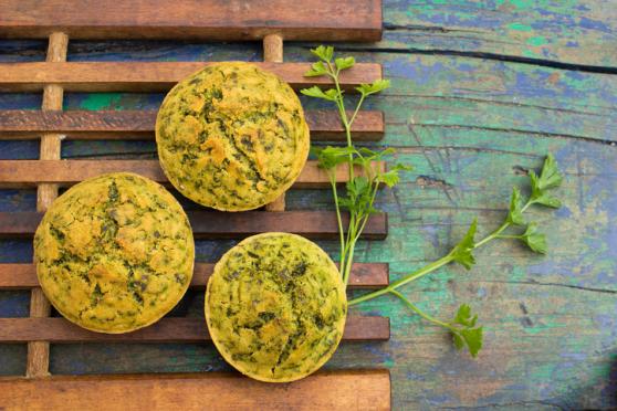 Green Machine Smoothie Muffins